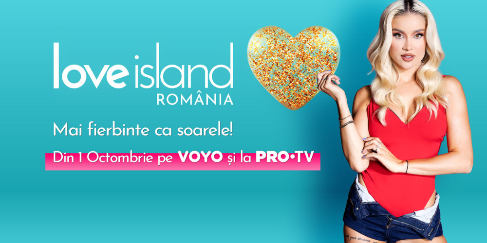 Love Island Romania incepe pe 1 octombrie 2023 pe VOYO si in ziua urmatoare la televizor