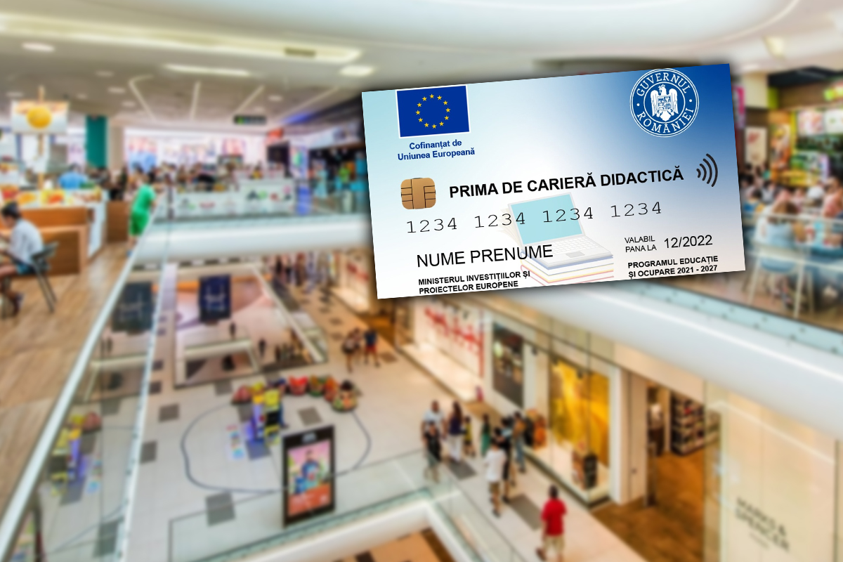 Magazinele care accepta cardurile cu prima didactică. Unde pot cheltui profesorii cei 1.500 de lei?