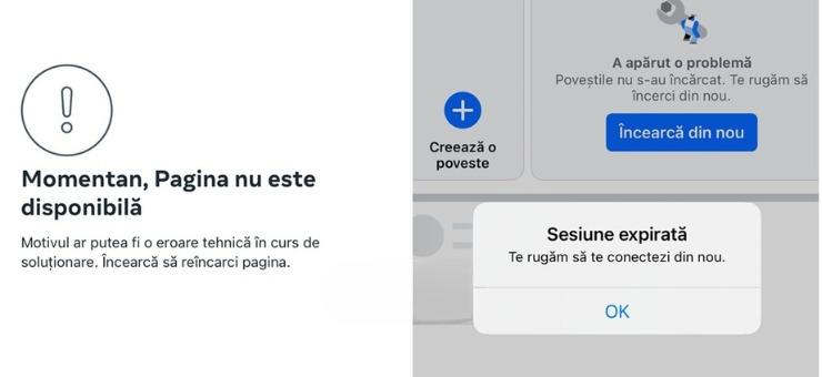 Incidente la Facebook, Instagram și Messenger marți, 5 martie 2024