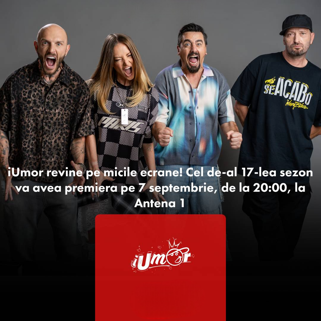 iUmor Sezonul 17 va avea premiera în 7 septembrie, de la ora 20:00