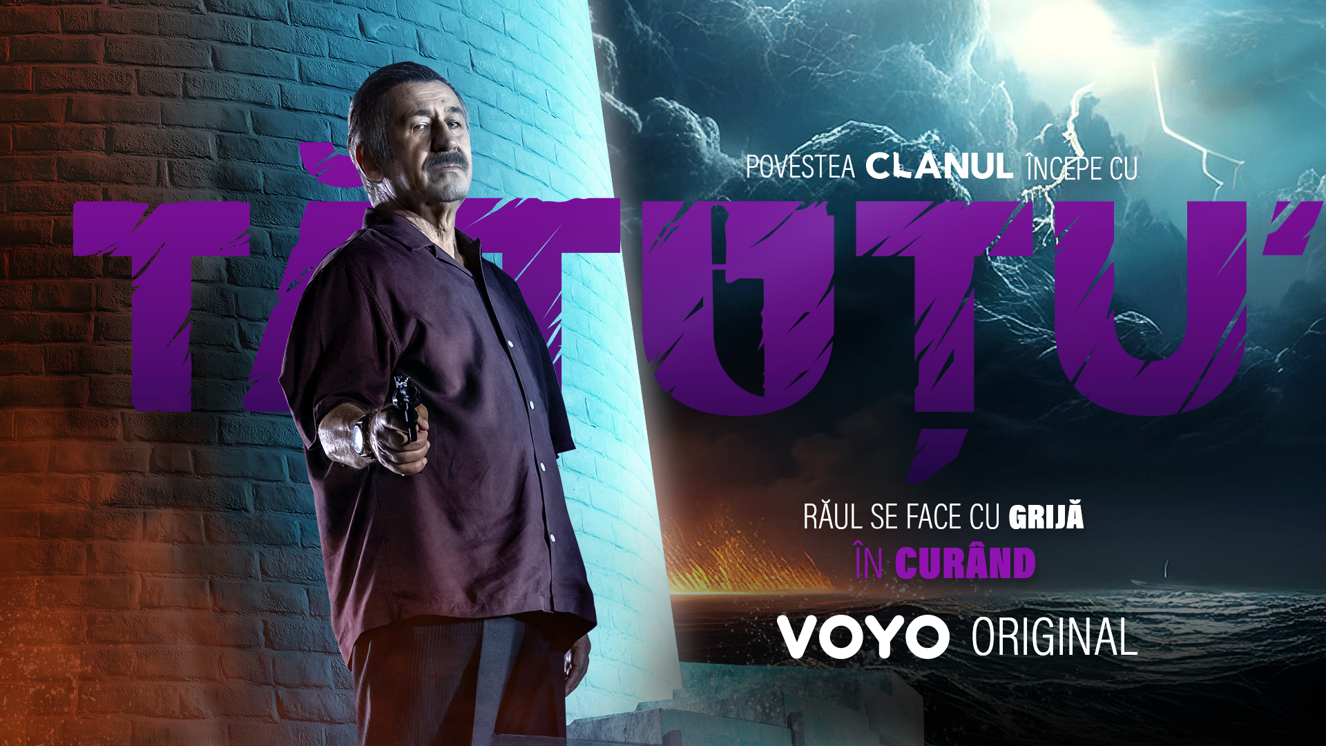Noul serial „Tătuţu’” începe pe 19 octombrie, cu Premiera pe platforma Voyo