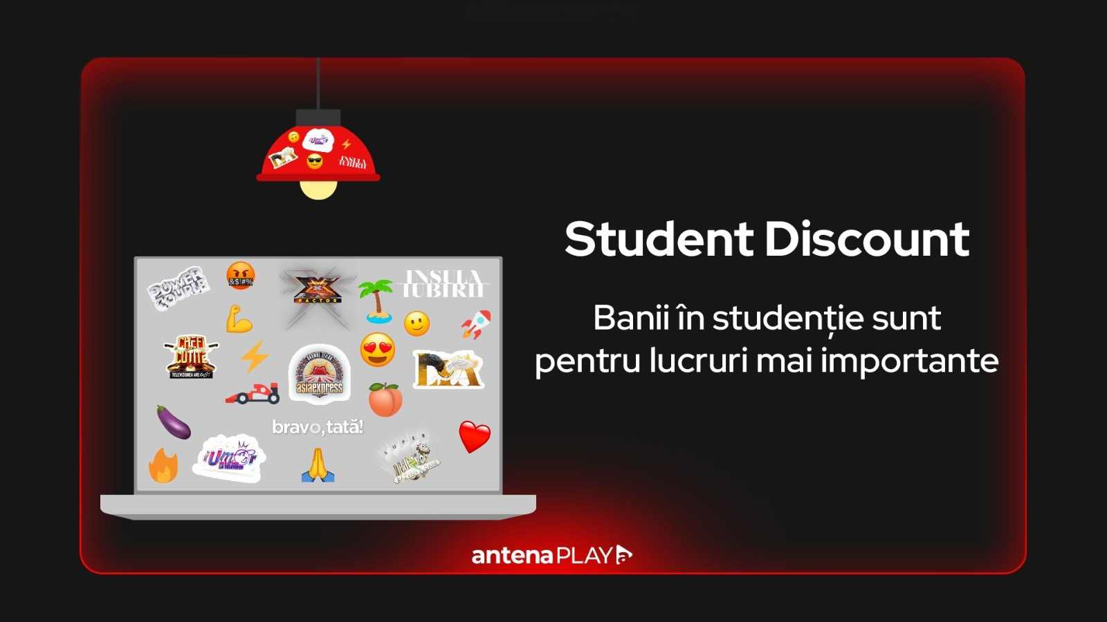 AntenaPLAY oferă 40% reducere la abonamentul Student Discount