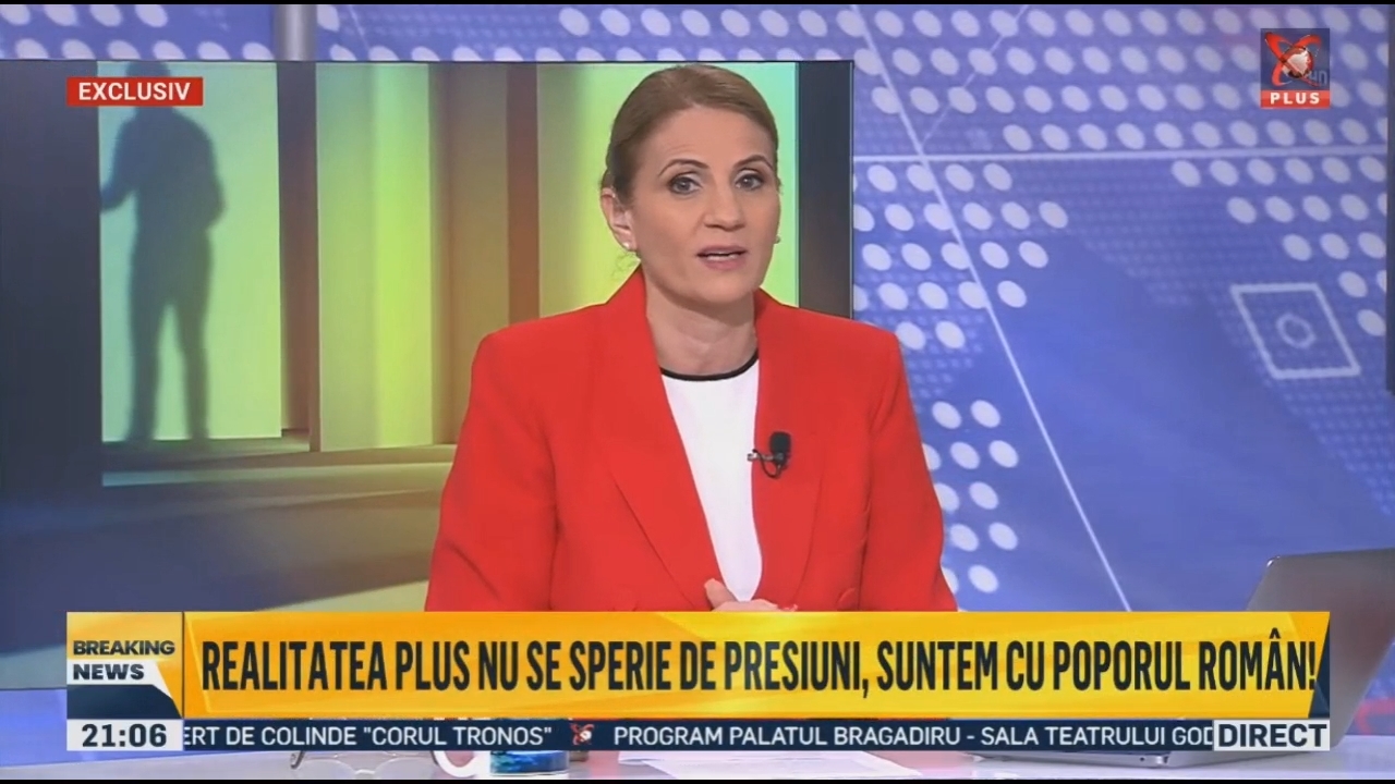Realitatea Plus, obligată să întrerupă emisia pentru 10 minute, în urma unei decizii a CNA