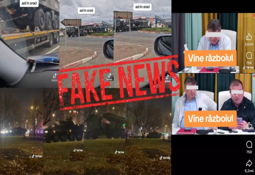 Val de tentative de dezinformare în mediul online că România „s-ar pregăti de Război”